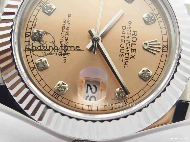 0507 Packable DateJust II 41mm BP Maker Best Edition RG Diamonds Dial On New Version Jubilee Bracelet A 3620